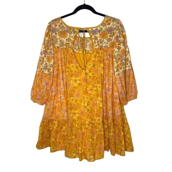 AMERICAN Eagle Puff Sleeve Floral Printed Dress - Picture 9 of 15